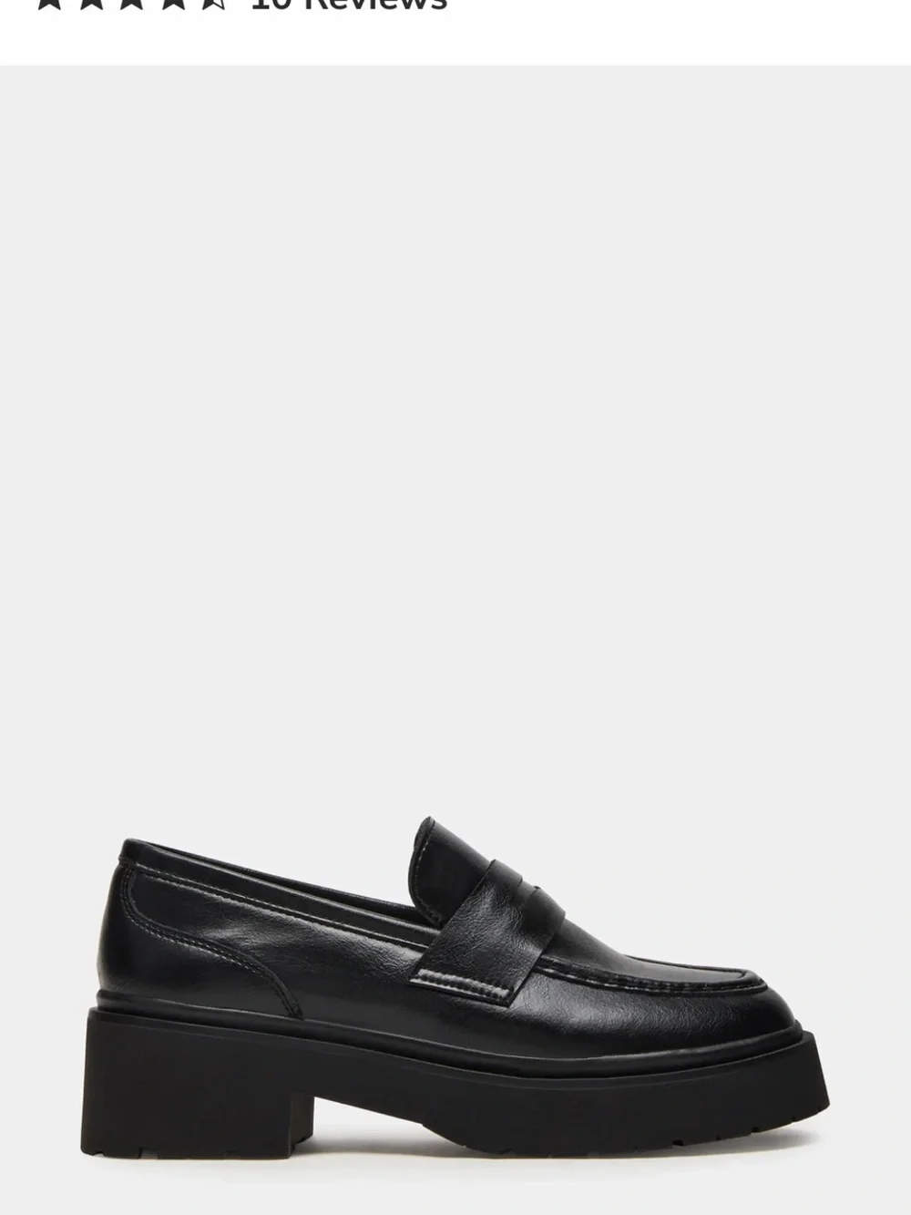 Classic Black Leather Loafers